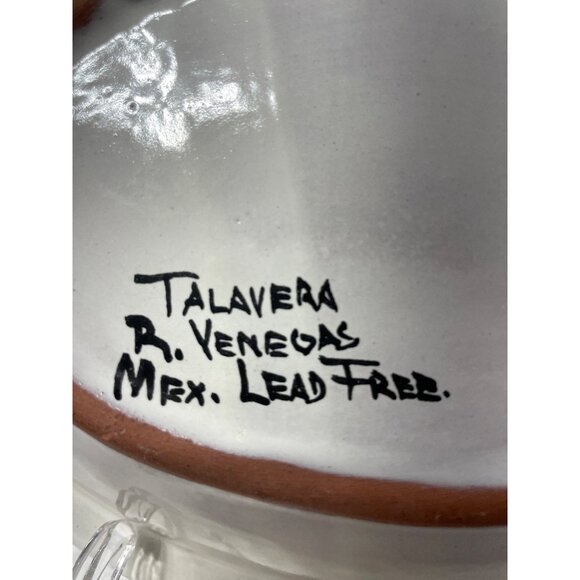 Talavera Lead free  Fruit Bowl of Clay  by R. Venegas Mexico - Picture 4 of 5
